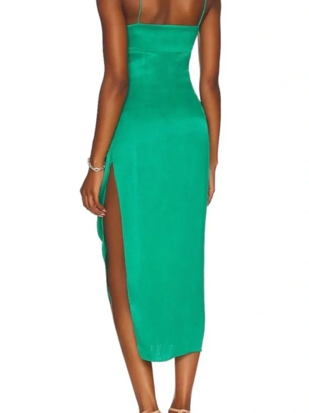 Revolve Saylor Ashlee Green Dress NWT - Picture 2 of 6